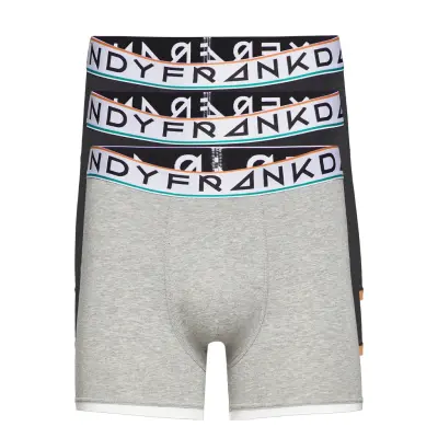 Bo.3P St Paul Boxer Boxerkalsonger Svart Frank Dandy