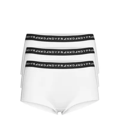 Bo.3P Women's Basic Boxer Lingerie Panties Hipsters/boyshorts Vit Frank Dandy