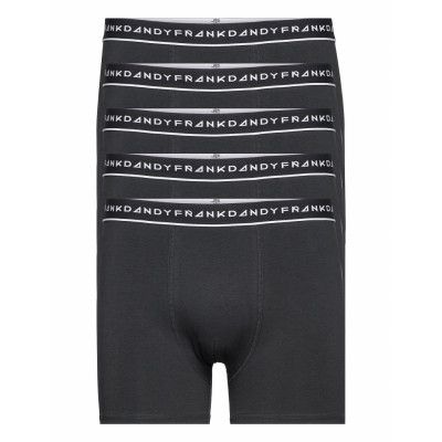 Bo.5P Basic Boxer Boxerkalsonger Black Frank Dandy