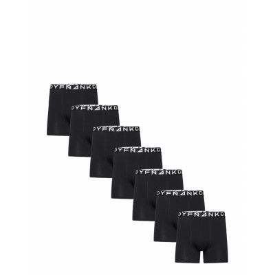 Frank Dandy Bo.7P Contrast Boxer Svart
