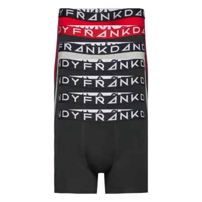 Bo.7P Organic Boxer Boxerkalsonger Svart Frank Dandy