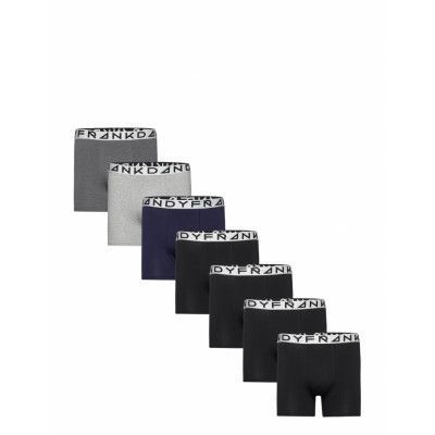 Bo.7P Reverse Boxer Boxerkalsonger Svart Frank Dandy