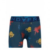 Boy's Cheetah Boxer Night & Underwear Underwear Underpants Blå Frank Dandy