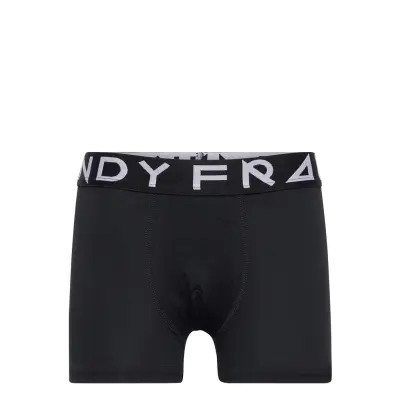 Boy's Solid Boxer Night & Underwear Underwear Underpants Svart Frank Dandy