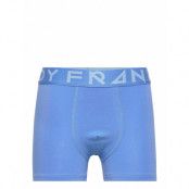 Boy's Solid Boxer W Blue/Lt Blue Night & Underwear Underwear Underpants Blå Frank Dandy