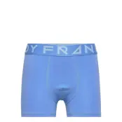 Boy's Solid Boxer W Blue/Lt Blue Night & Underwear Underwear Underpants Blå Frank Dandy