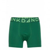 Boy'S Solid Boxer W Dk Green/Green Night & Underwear Underwear Underpants Grön Frank Dandy