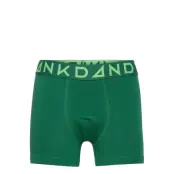 Boy'S Solid Boxer W Dk Green/Green Night & Underwear Underwear Underpants Grön Frank Dandy