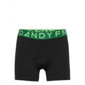 Boy'S Solid Boxer W Dk Green/Green Night & Underwear Underwear Underpants Svart Frank Dandy