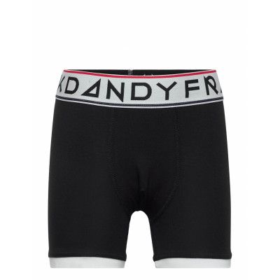 Boy'S St Paul Bamboo Boxer Night & Underwear Underwear Underpants Svart Frank Dandy