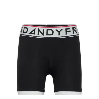 Boy'S St Paul Bamboo Boxer Night & Underwear Underwear Underpants Svart Frank Dandy