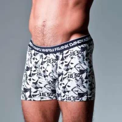Frank Dandy 1650 Explosions Boxer White/Black * Fri Frakt * * Kampanj *