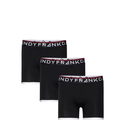 Frank Dandy 3-P St Paul Bamboo Boxer - Black - S