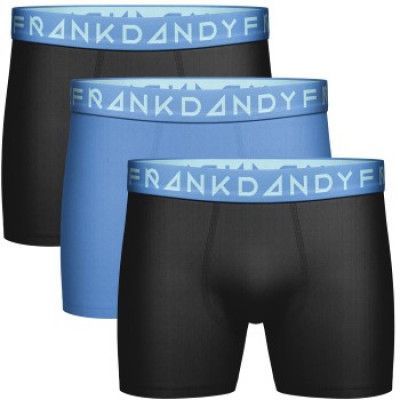 Frank Dandy 3-pack Blue Solid Boxers