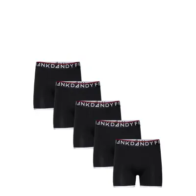 Frank Dandy 5-P St Paul Bamboo Boxer - Black - L