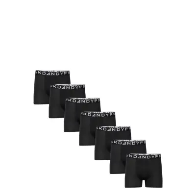 Frank Dandy 7-P Solid Tencel Boxer - Black - M