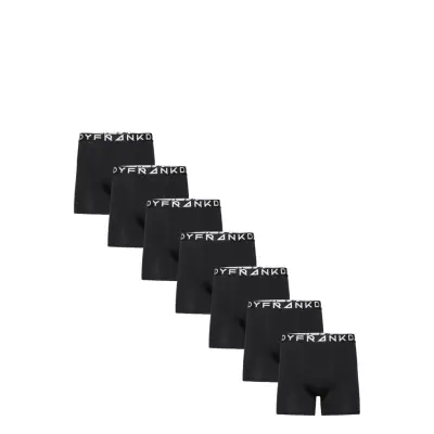 Frank Dandy Bo.7P Contrast Boxer - Black - XXL