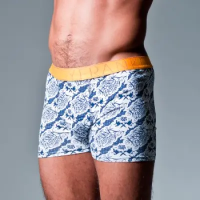 Frank Dandy FDSB Boxer White/Navy * Fri Frakt * * Kampanj *