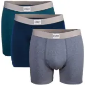 Frank Dandy Legend Melange Boxer Navy/Grey/Green 3-pack * Fri Frakt *