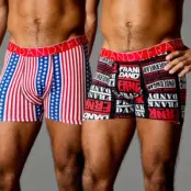Frank Dandy Old Glory/Hip Hop Logo Boxer 2-pack * Fri Frakt *