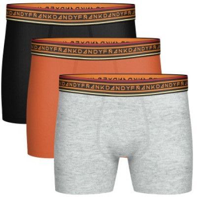 Frank Dandy 3-pack Solid Contast Boxer * Fri Frakt * * Kampanj *