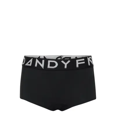 Girl's Solid Boxers Night & Underwear Underwear Panties Svart Frank Dandy