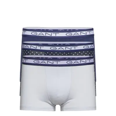 3-Pack Basic Trunk Polka Dot Boxerkalsonger Blå GANT