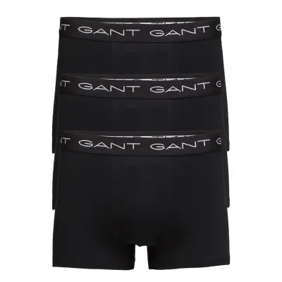 3-Pack Trunk Boxerkalsonger Svart GANT