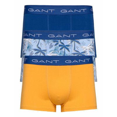 3-Pack Trunk Palm Haze Boxerkalsonger Blå GANT