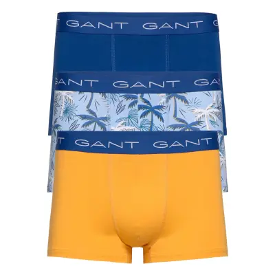 3-Pack Trunk Palm Haze Boxerkalsonger Blå GANT