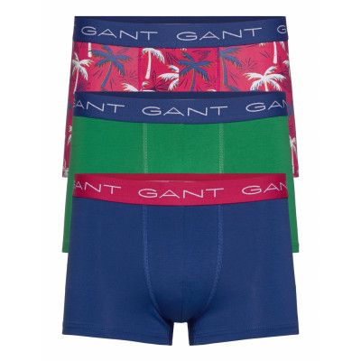 3-Pack Trunk Palm Haze Boxerkalsonger Blå GANT