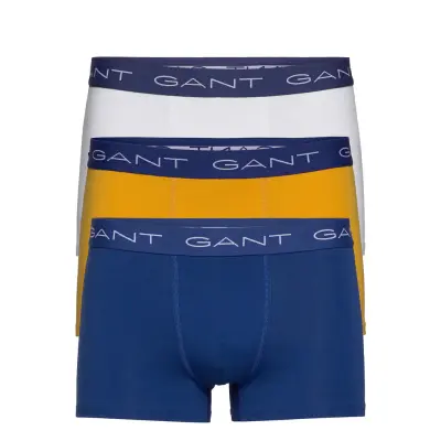 3-Pack Trunk Seasonal Solids Boxerkalsonger Blå GANT