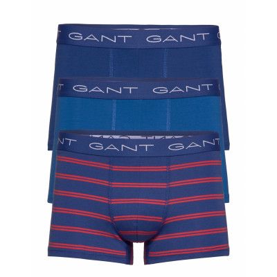3-Pack Trunk Yarn-Dyed Stripe Boxerkalsonger Blå GANT