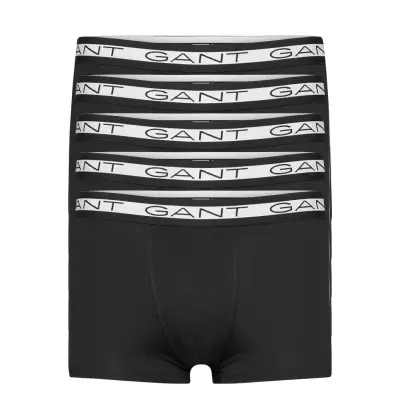 Basic Trunk 5-Pack Boxerkalsonger Svart GANT