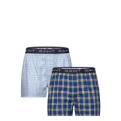 GANT Boxer Shorts 2-Pack Blå