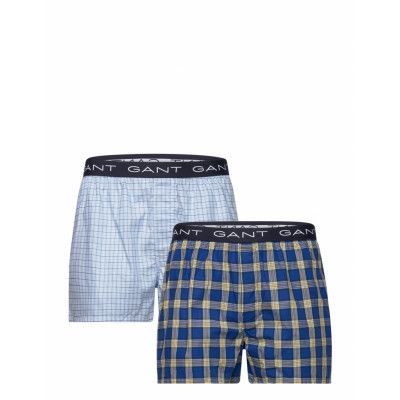 GANT Boxer Shorts 2-Pack Blå
