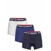 Boy's Trunk 3-Pack Night & Underwear Underwear Underpants Blå GANT