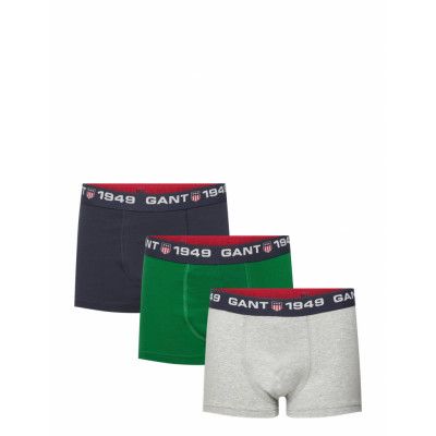 Boy's Trunk 3-Pack Night & Underwear Underwear Underpants Multi/mönstrad GANT