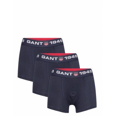 Boy's Trunk 3-Pack *Villkorat Erbjudande Night & Underwear Underwear Underpants Marinblå GANT
