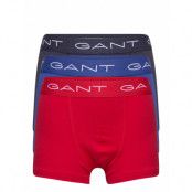 Boy's Trunk 3-Pack Night & Underwear Underwear Underpants Röd GANT