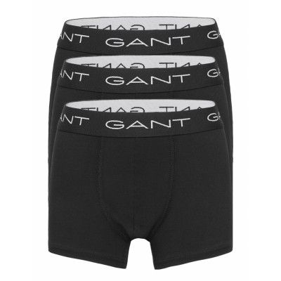 Boy's Trunk 3-Pack Night & Underwear Underwear Underpants Svart GANT