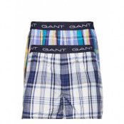 Check And Madras Boxer Shorts 2-P Underwear Boxer Shorts Multi/mönstrad GANT