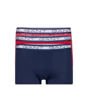 Diamond Dot Basic Trunk 3-Pack Boxerkalsonger Blå GANT