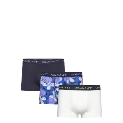 Floral Print Trunk 3-Pack *Villkorat Erbjudande Boxerkalsonger Marinblå GANT