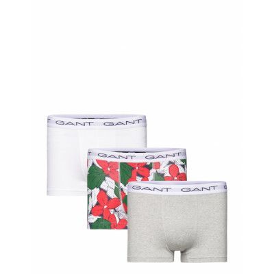 Floral Print Trunk 3-Pack Boxerkalsonger Grön GANT