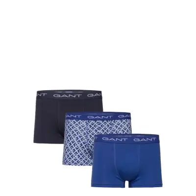 G Pattern Trunk 3-Pack *Villkorat Erbjudande Boxerkalsonger Marinblå GANT