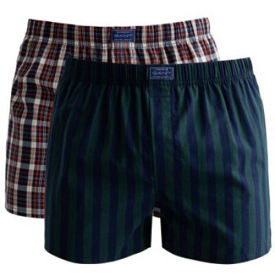 Gant 2-pack Cotton Stripe Boxer Shorts