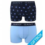 Gant - 2-pack trunks giftbox - Capri blue