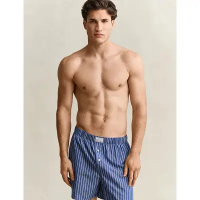 GANT Boxer Shorts 2-Pack - Blue - M