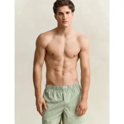 Gant Boxer Shorts 2-Pack - Khaki green - XL